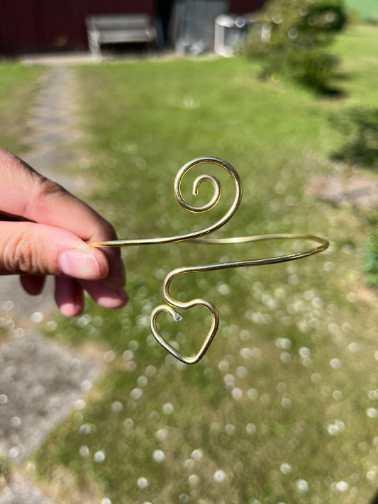 Enkel tunn armcuff (2mm)