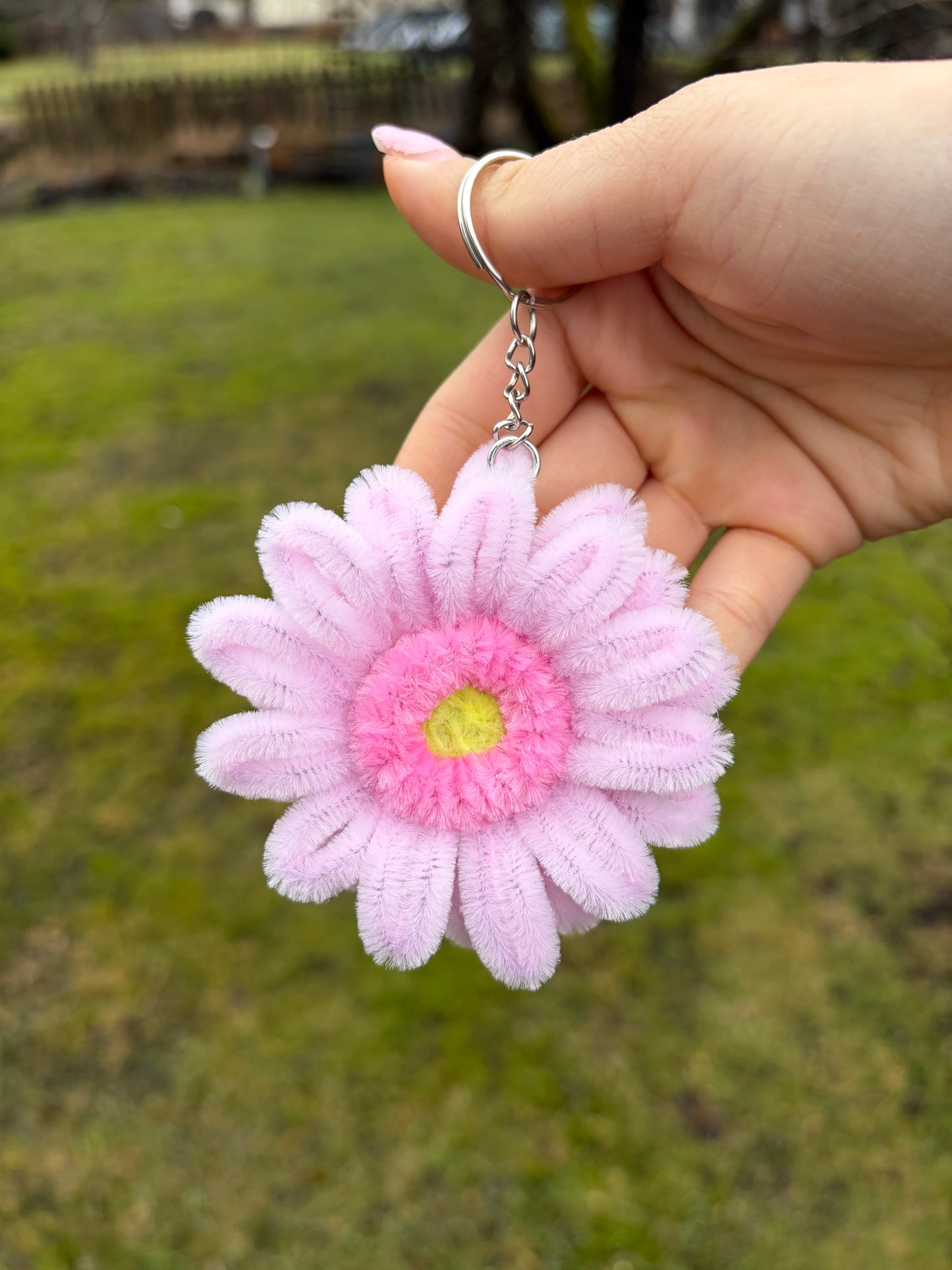 Keychain flower