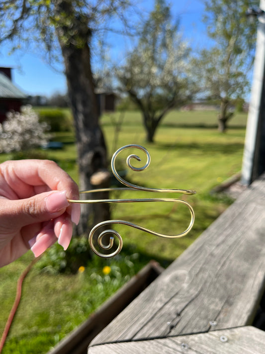 Enkel tunn armcuff (2mm)