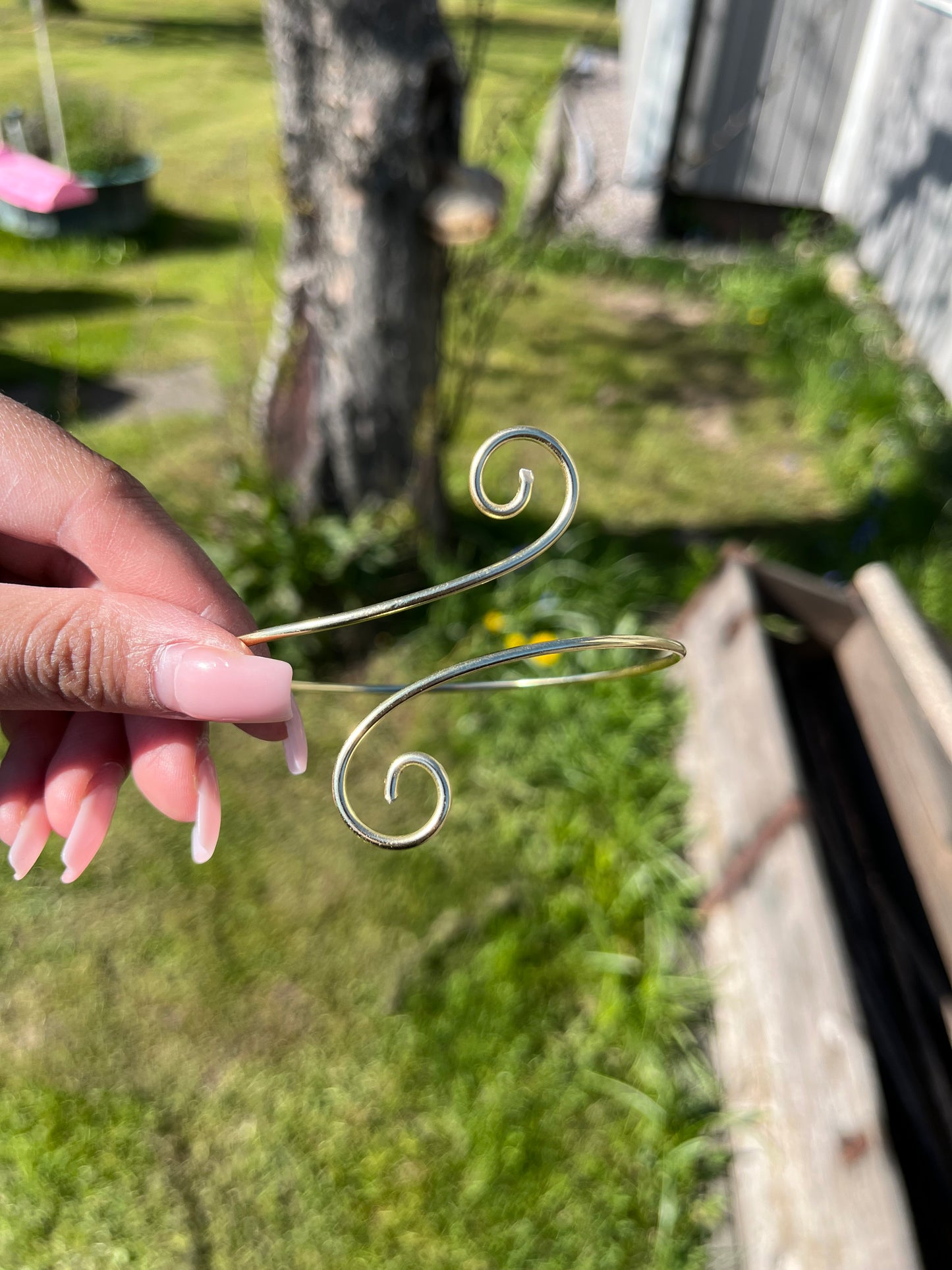 Enkel tunn armcuff (2mm)