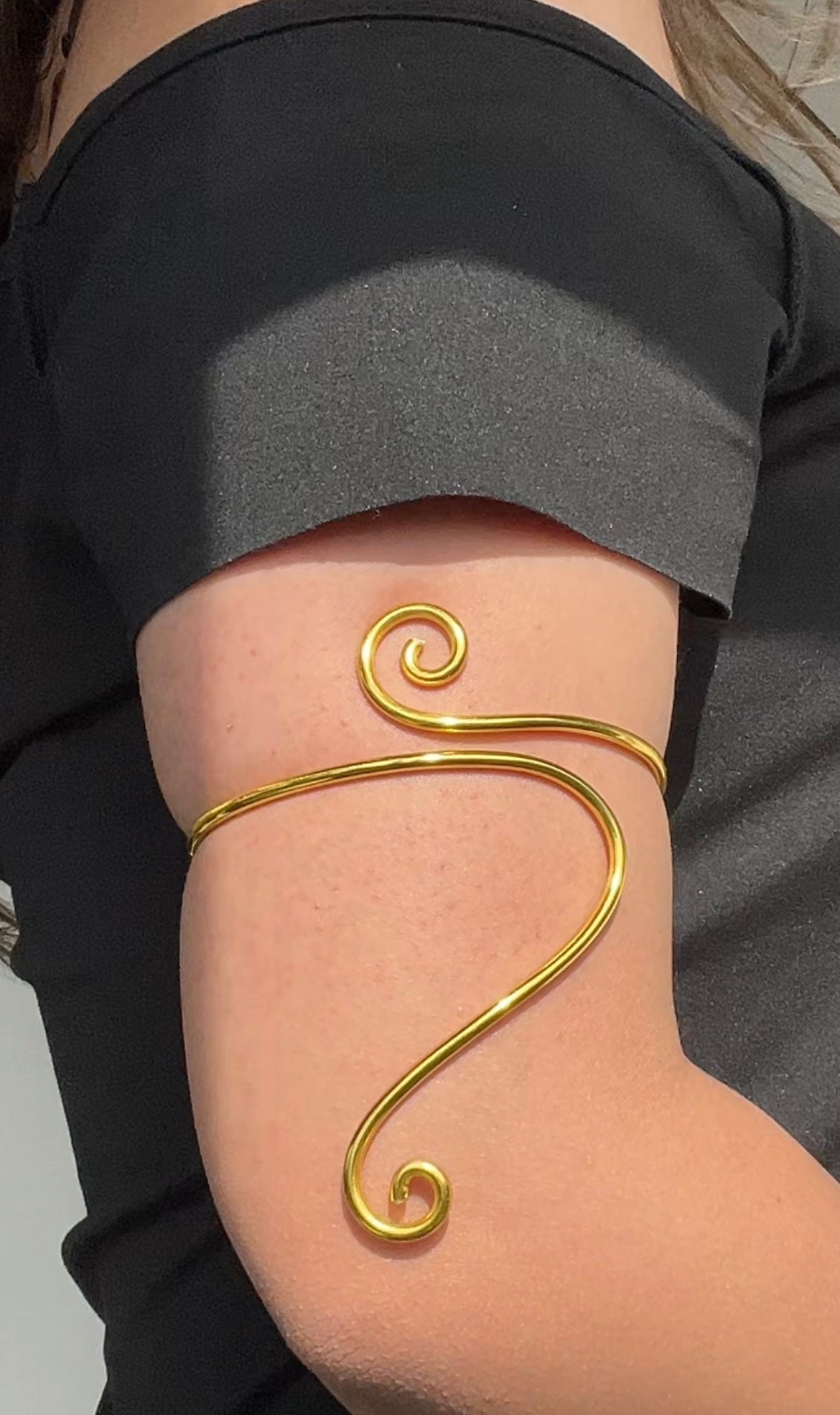 Enkel tjock armcuff (3mm)