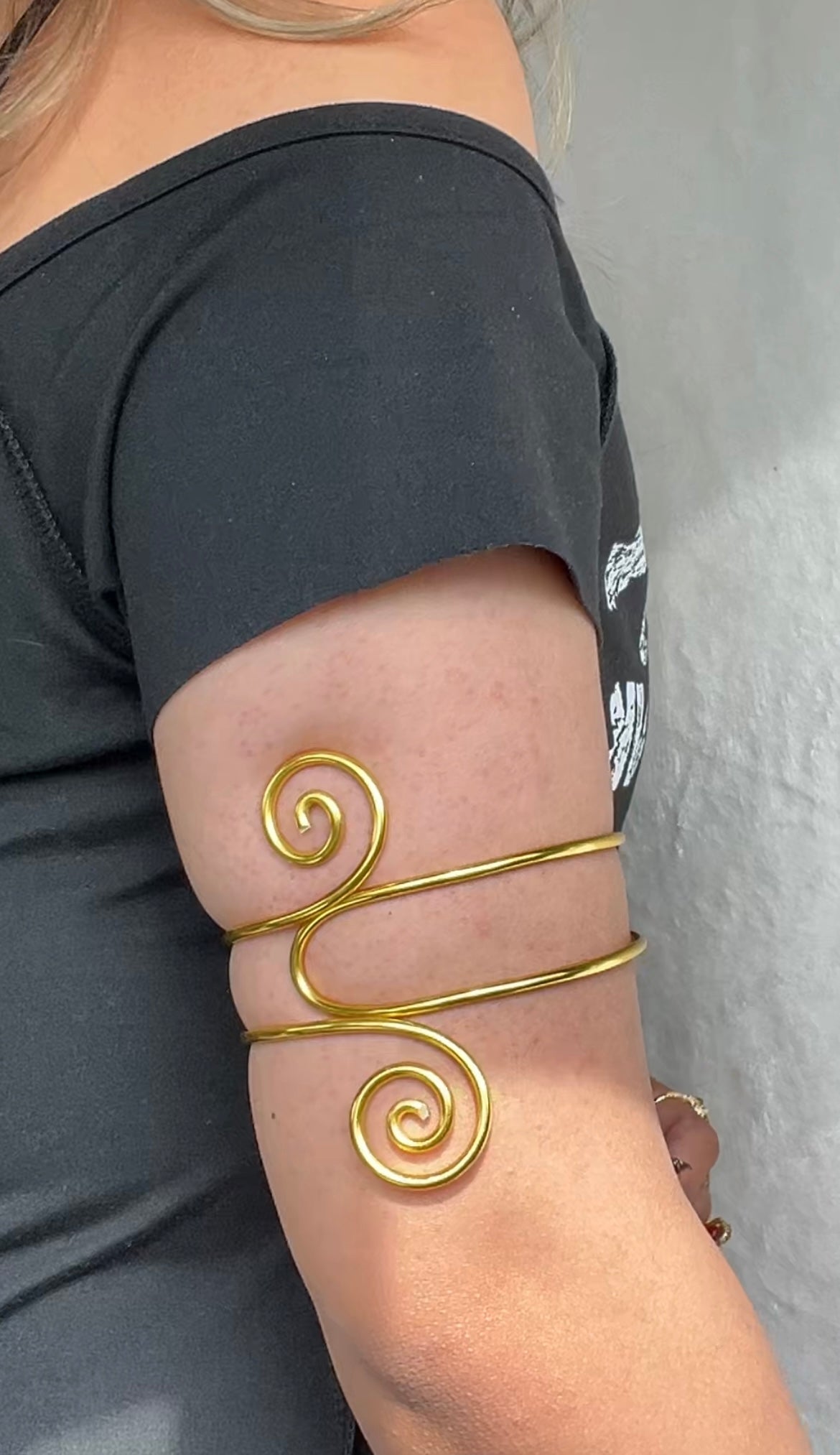 Enkel tjock armcuff 3mm