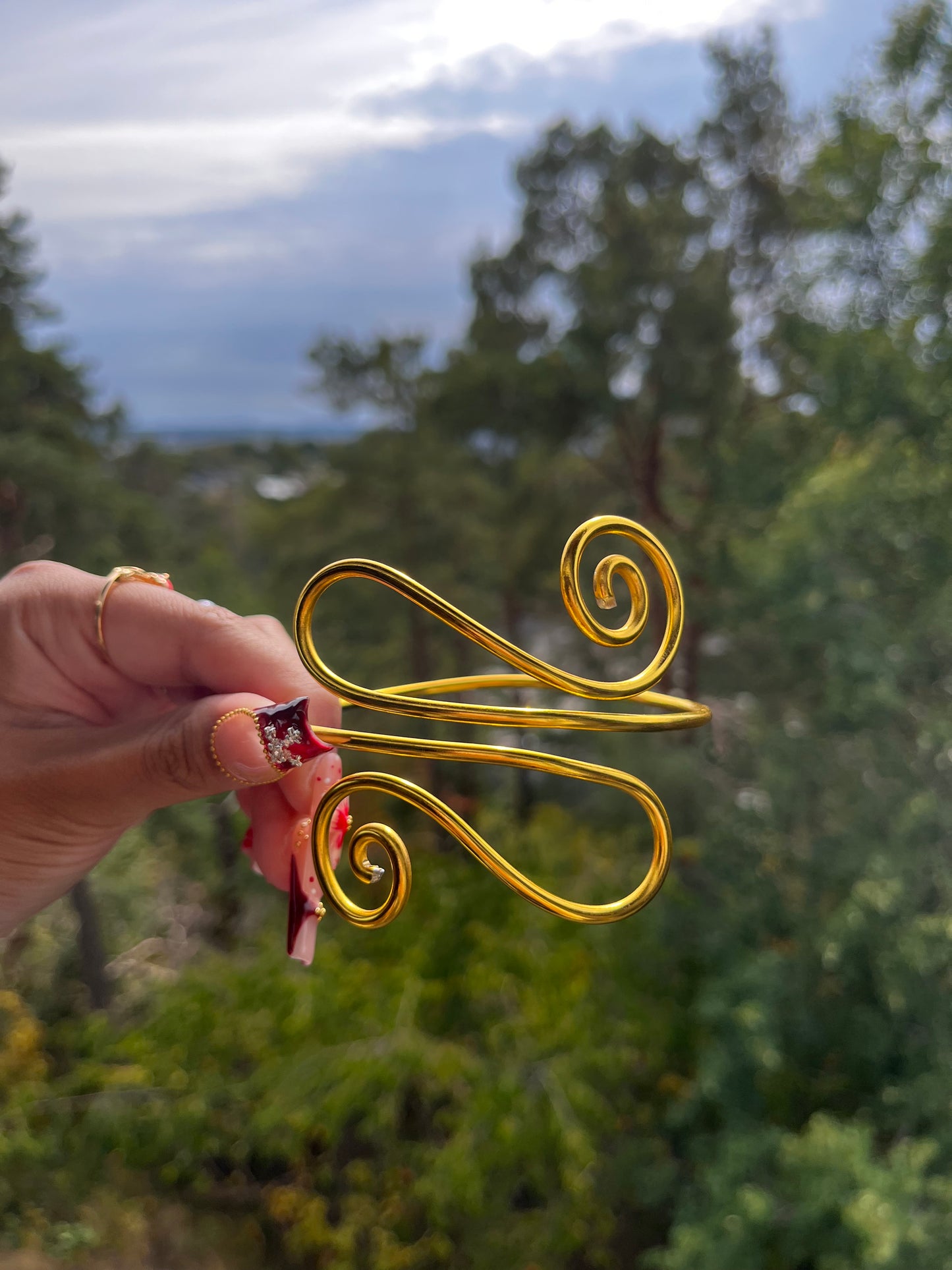 Enkel tjock armcuff 3mm