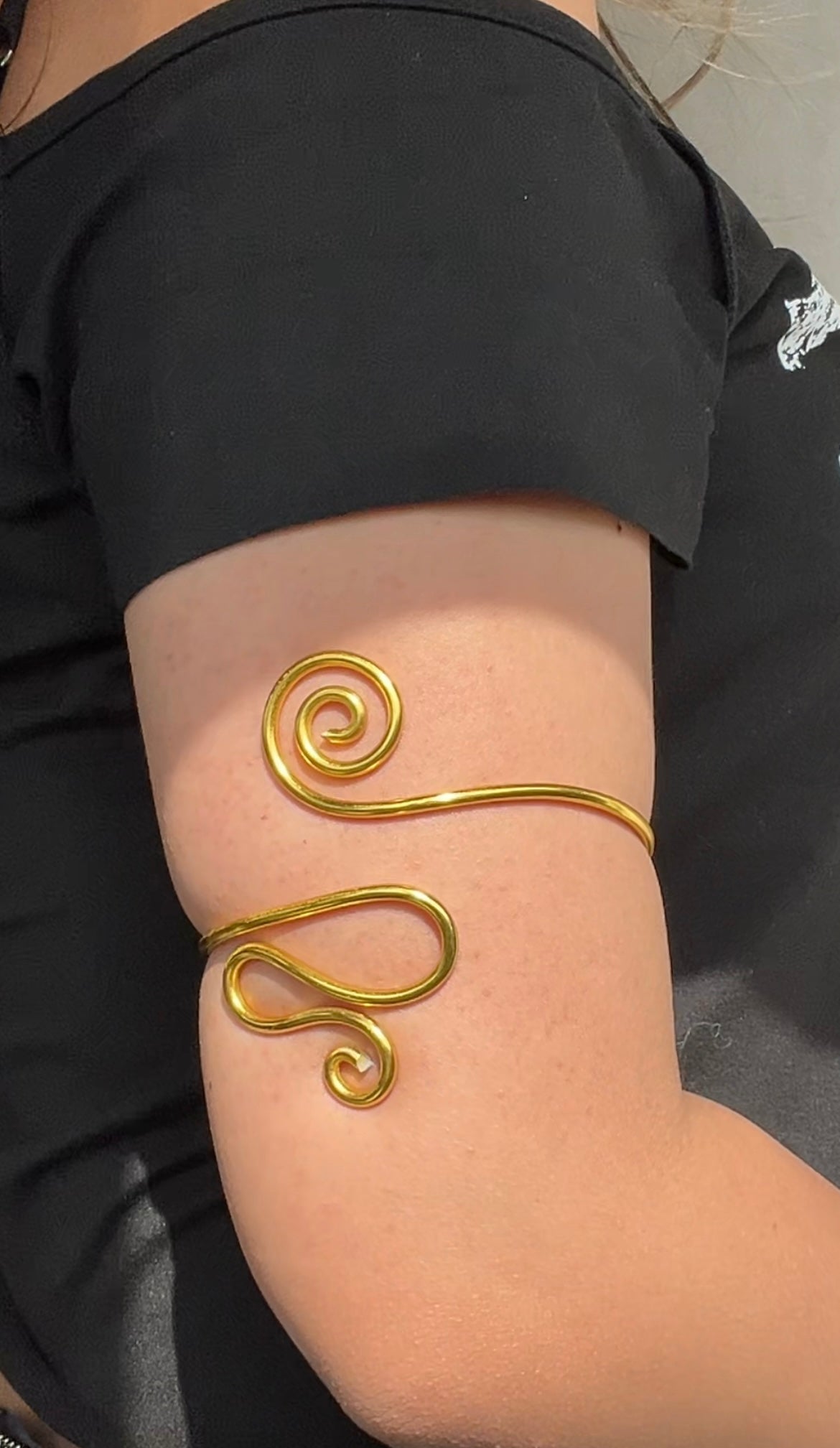 Enkel tjock armcuff 3mm