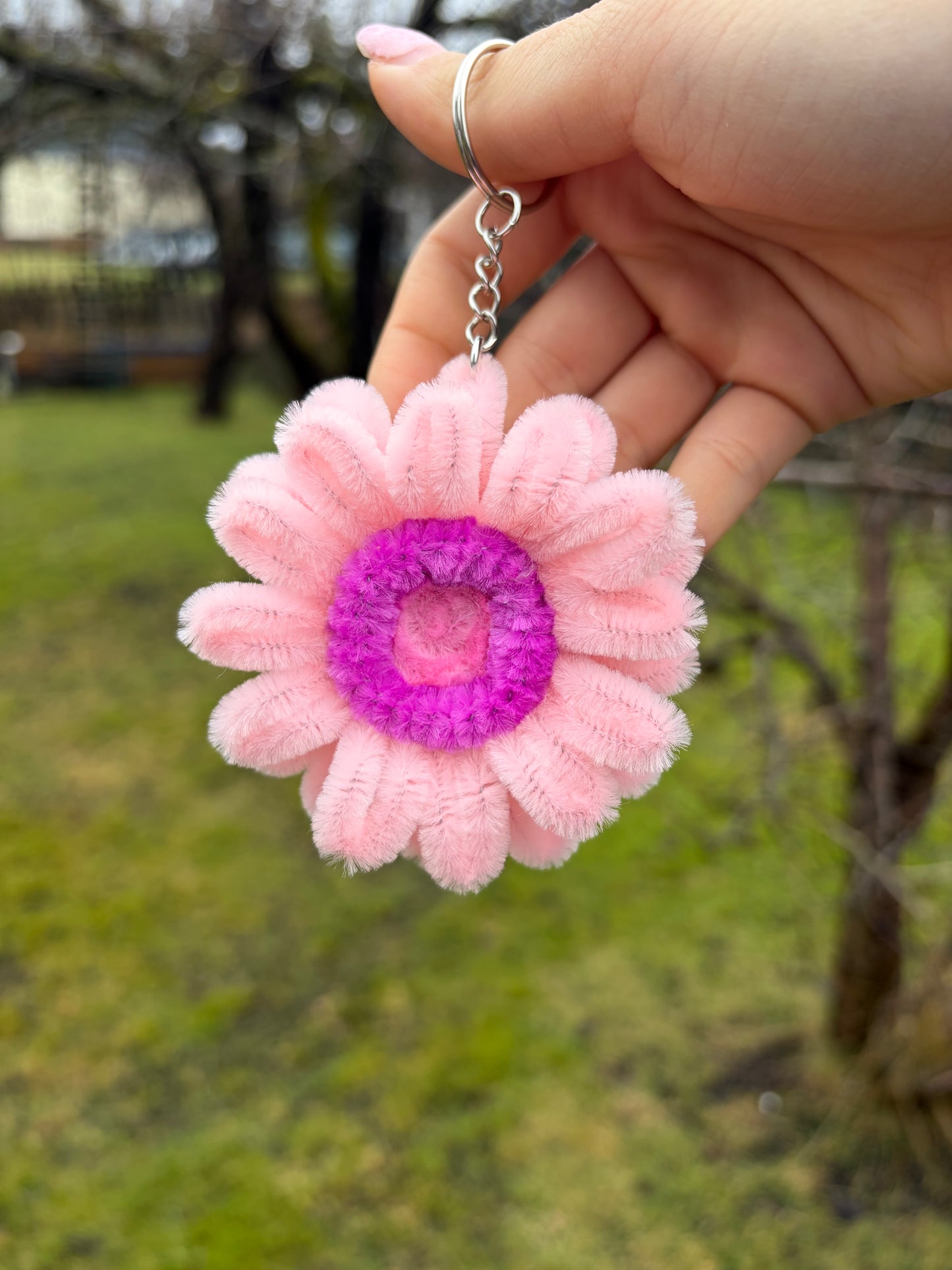 Keychain flower